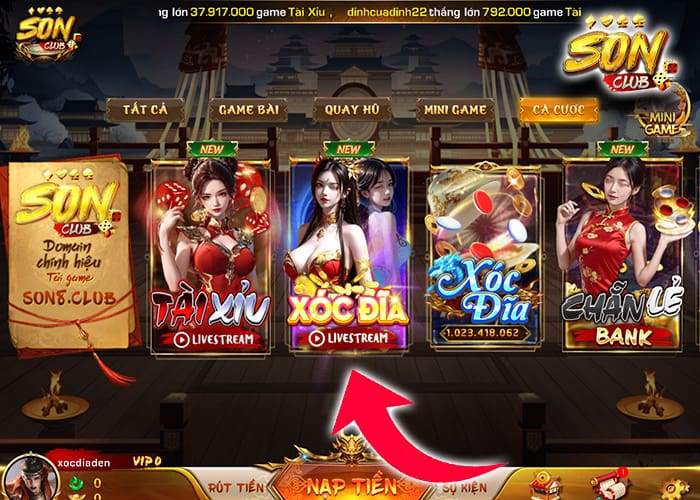 Các bước tham gia Xóc Đĩa Livestream Sonclub Các bước tham gia Xóc Đĩa Livestream Sonclub