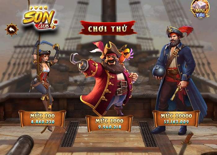 Các bước tham gia chơi Hải Tặc Sonclub Các bước tham gia chơi Hải Tặc Sonclub