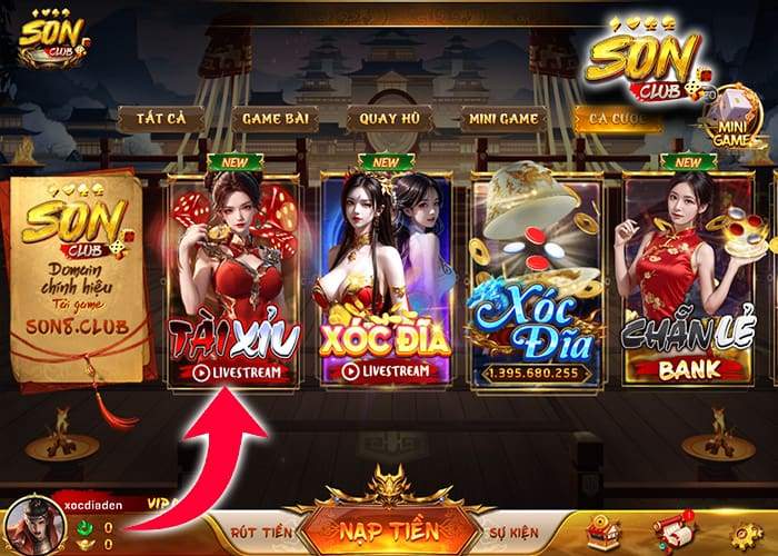 Các bước tham gia đặt cược Tài Xỉu Livestream Sonclub Các bước tham gia đặt cược Tài Xỉu Livestream Sonclub
