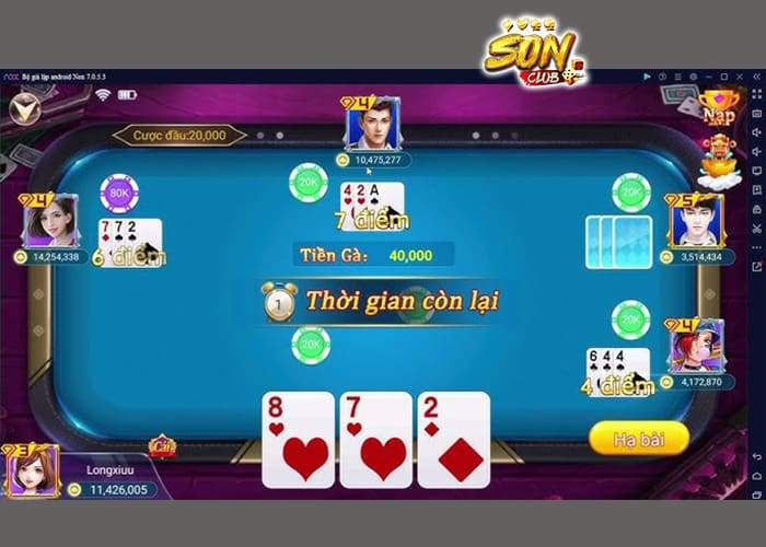 Giao diện đặt cược 3 Cây Sonclub 2 Giao diện đặt cược 3 Cây Sonclub 2