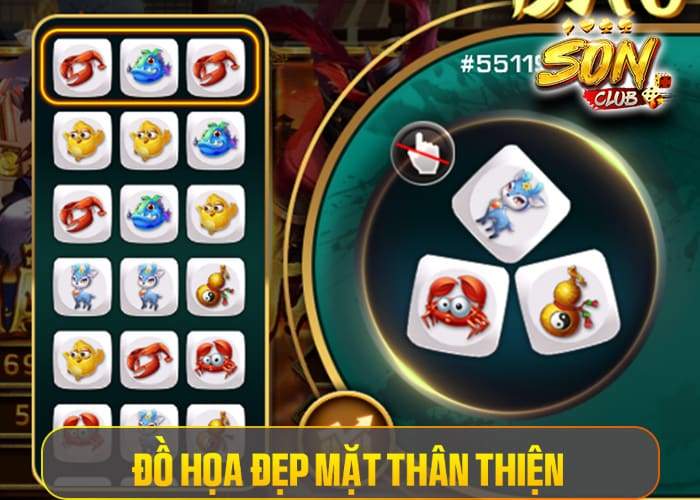 Ưu điểm của Bầu Cua Sonclub Ưu điểm của Bầu Cua Sonclub
