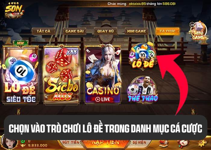 Các bước tham gia chơi Lô Đề Miền Bắc tại Sonclub Các bước tham gia chơi Lô Đề Miền Bắc tại Sonclub
