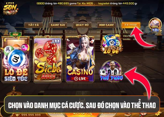 Các bước tham gia chơi cá cược bóng đá tại Sonclub Các bước tham gia chơi cá cược bóng đá tại Sonclub
